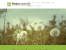 Tablet Screenshot of fritzcreative.com